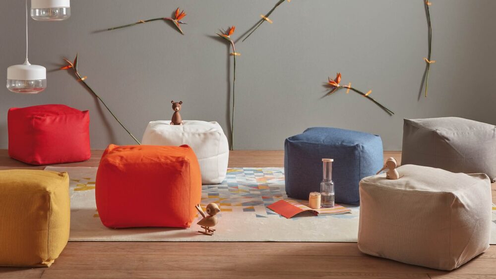 ARCHIMEDE pouf carré d'intérieur/extérieur – Image 2