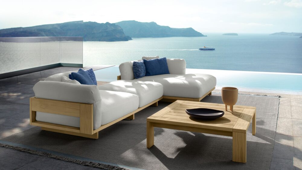 Argo Wood canapé modulaire pour l'extérieur – Image 3