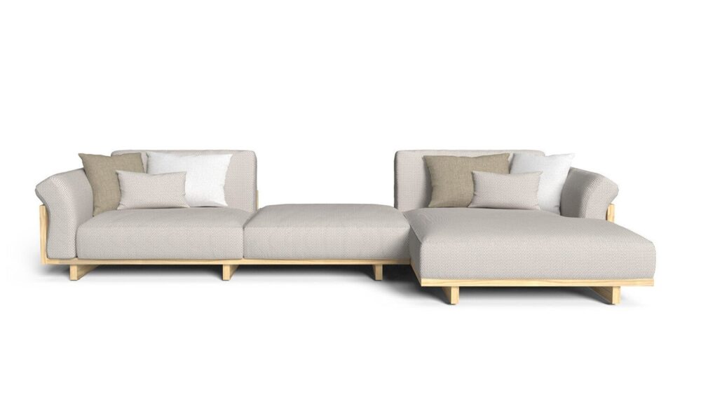 Argo Wood canapé modulaire pour l'extérieur – Image 6
