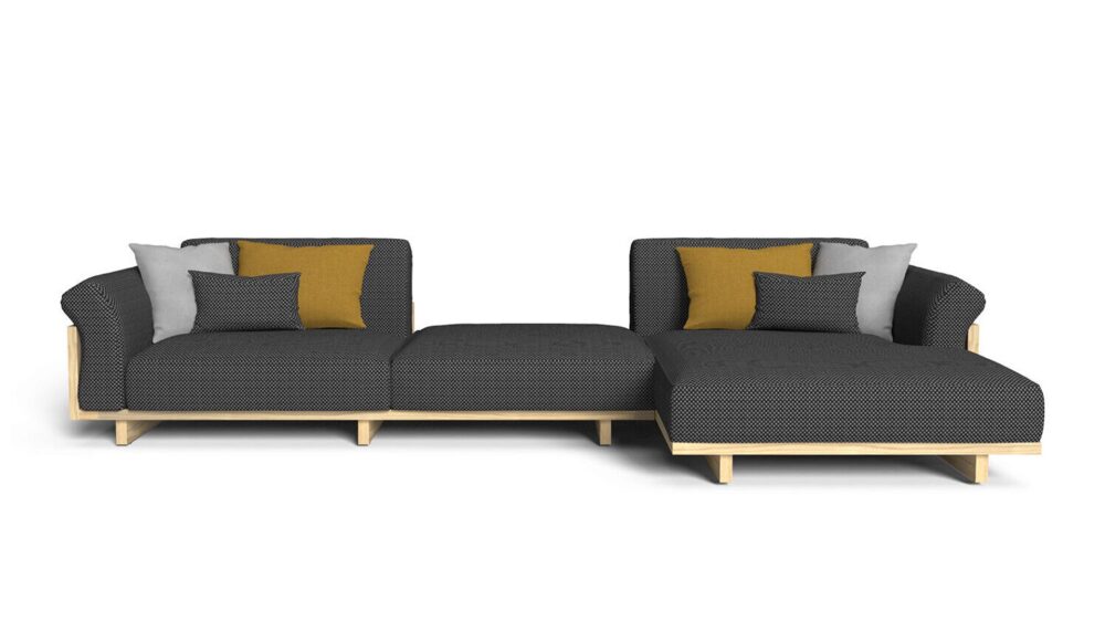Argo Wood canapé modulaire pour l'extérieur – Image 8