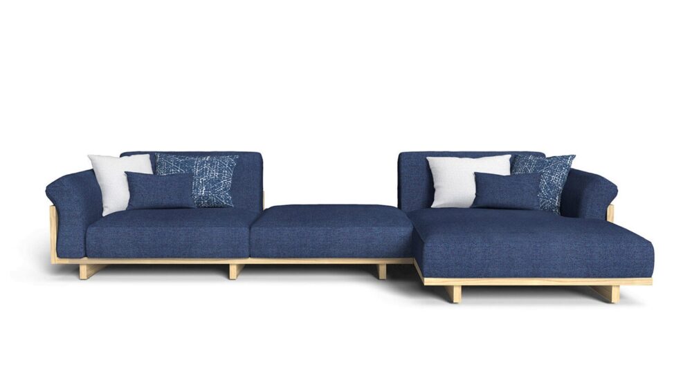 Argo Wood canapé modulaire pour l'extérieur – Image 9