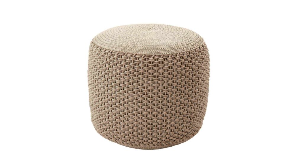 BERENICE pouf rond d'intérieur extérieur – Image 10