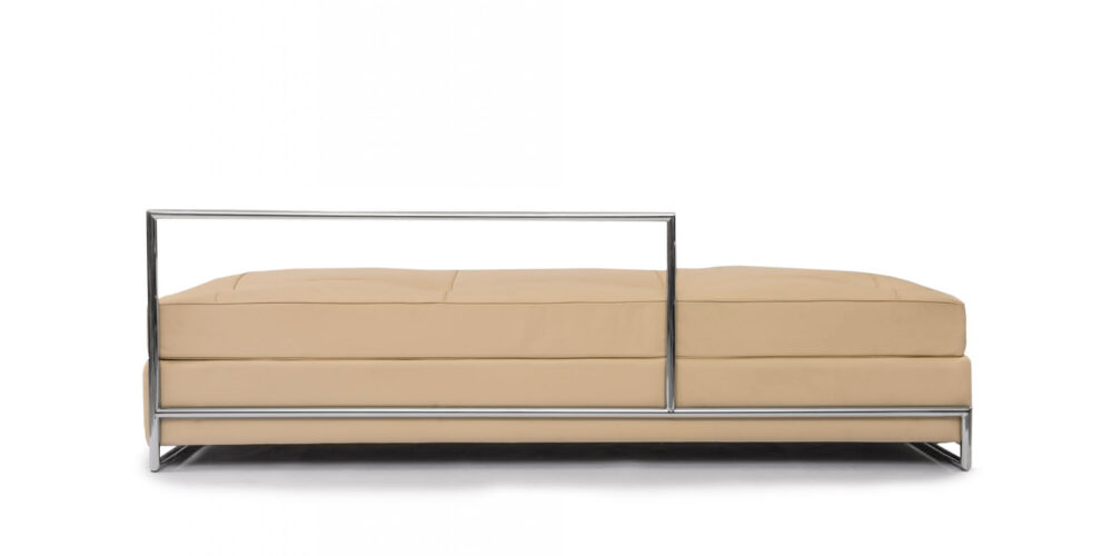 Banquette-lit avec revêtement en cuir – Image 2