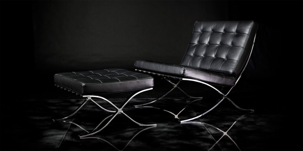 Barcelona Set fauteuil et tabouret – Image 2