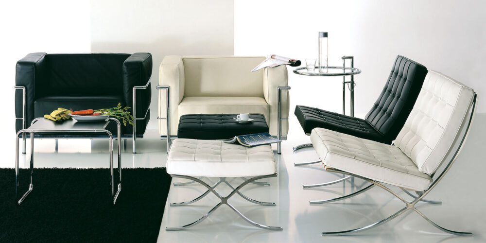 Barcelona Set fauteuil et tabouret – Image 3