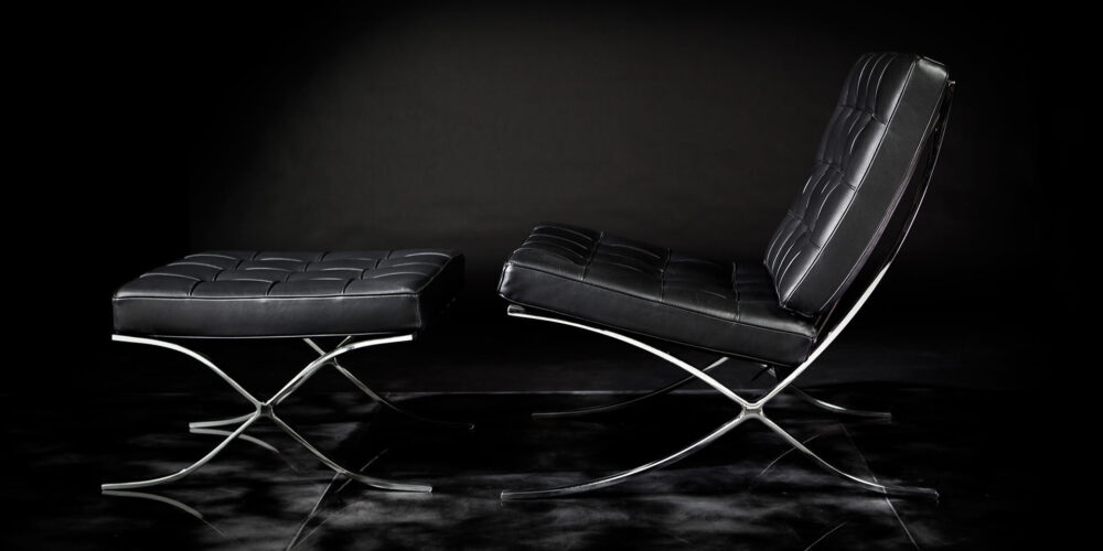 Barcelona Set fauteuil et tabouret – Image 4