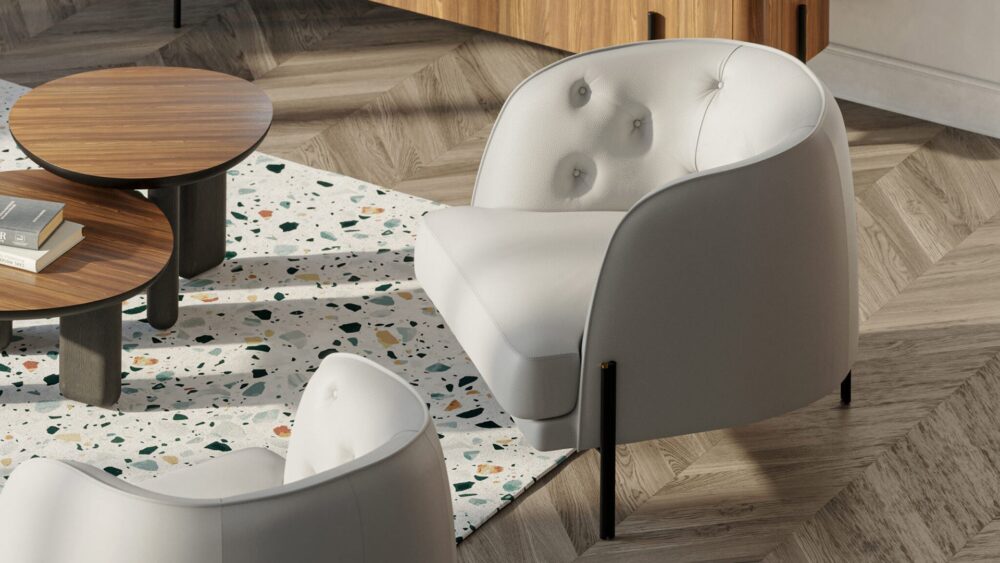 Caillou Capitonné fauteuil by Liu-Jo Living – Image 2