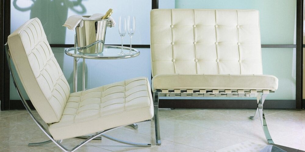 Fauteuil Barcelona en cuir ou en tissu – Image 10