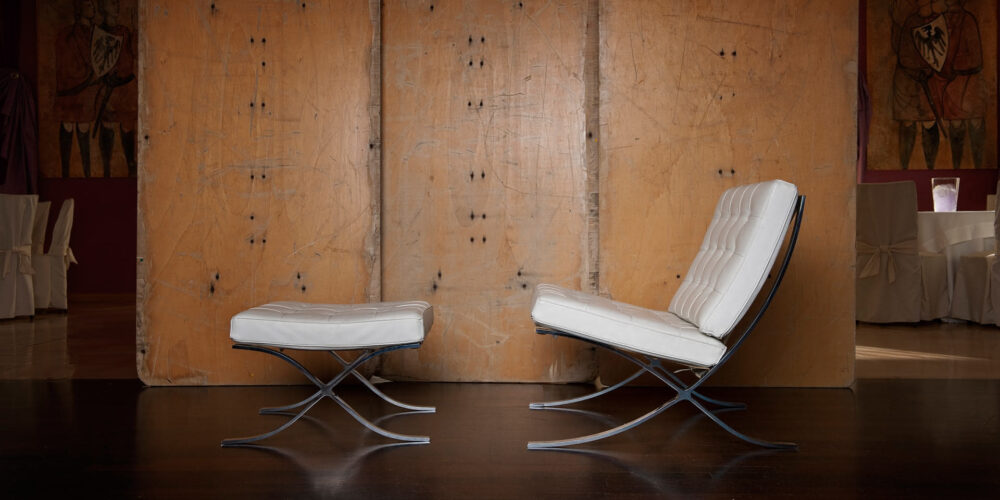 Fauteuil Barcelona en cuir ou en tissu – Image 5