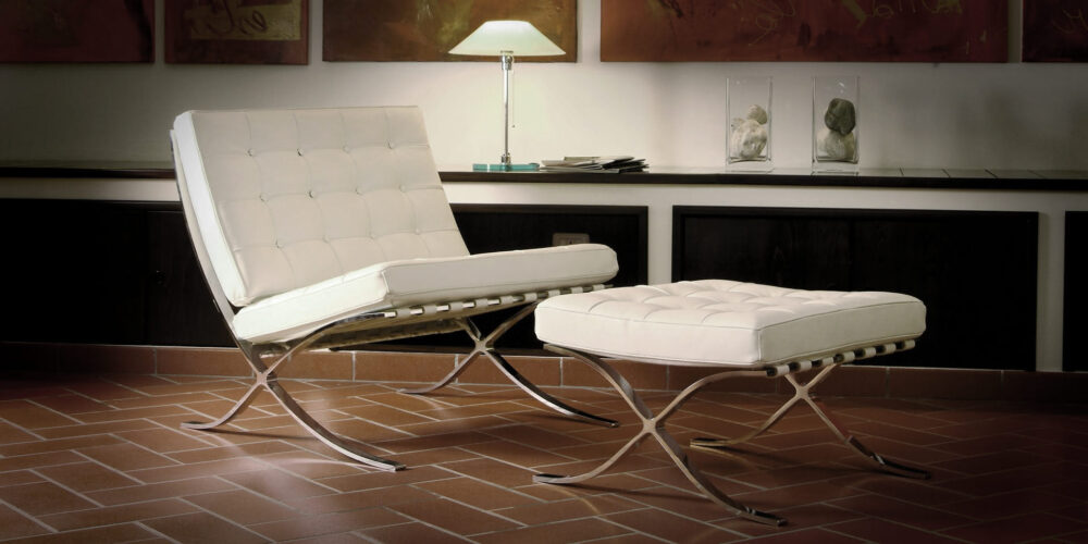 Fauteuil Barcelona en cuir ou en tissu – Image 6