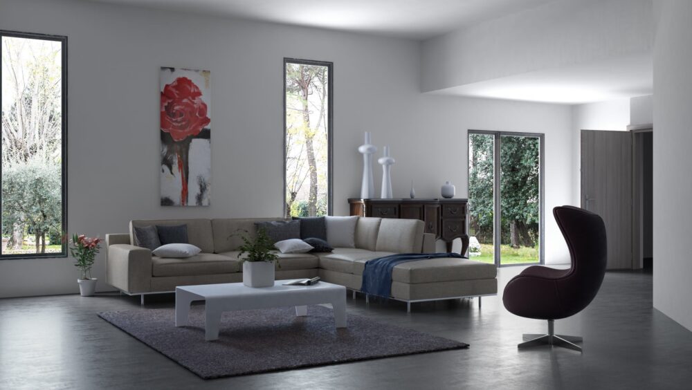Fauteuil Egg chair en cuir ou en peau poils – Bild 4