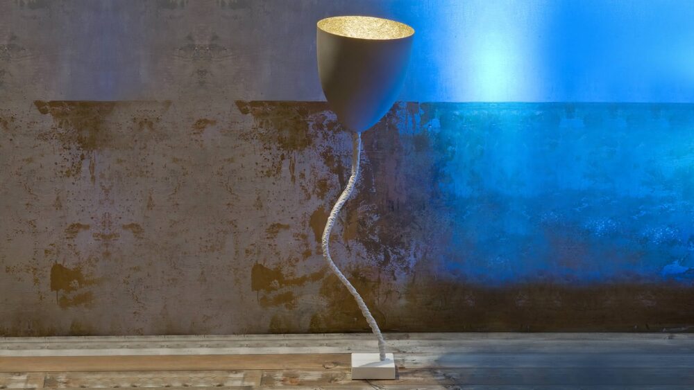 Flower Cemento Lampe de sol – Image 2