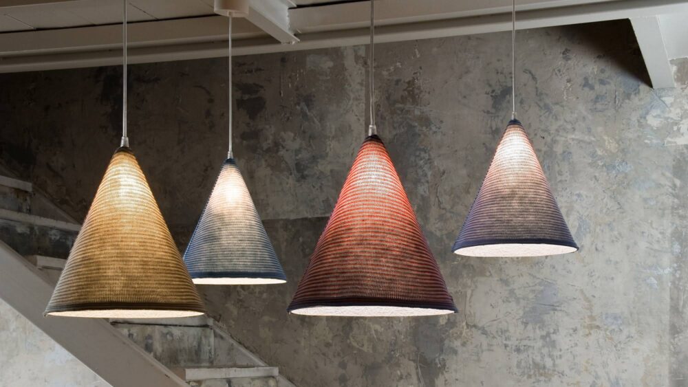 Jazz Stripe Suspension Lampe - Imagen 3