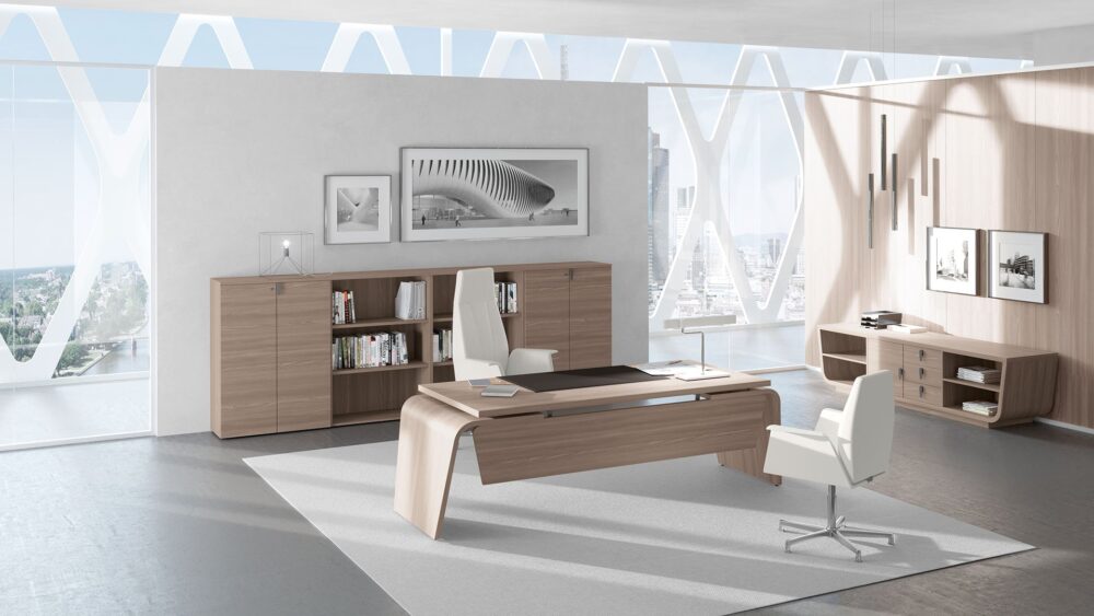 LARUS BUREAU DROIT AVEC PIEDS INTERNES – Image 2