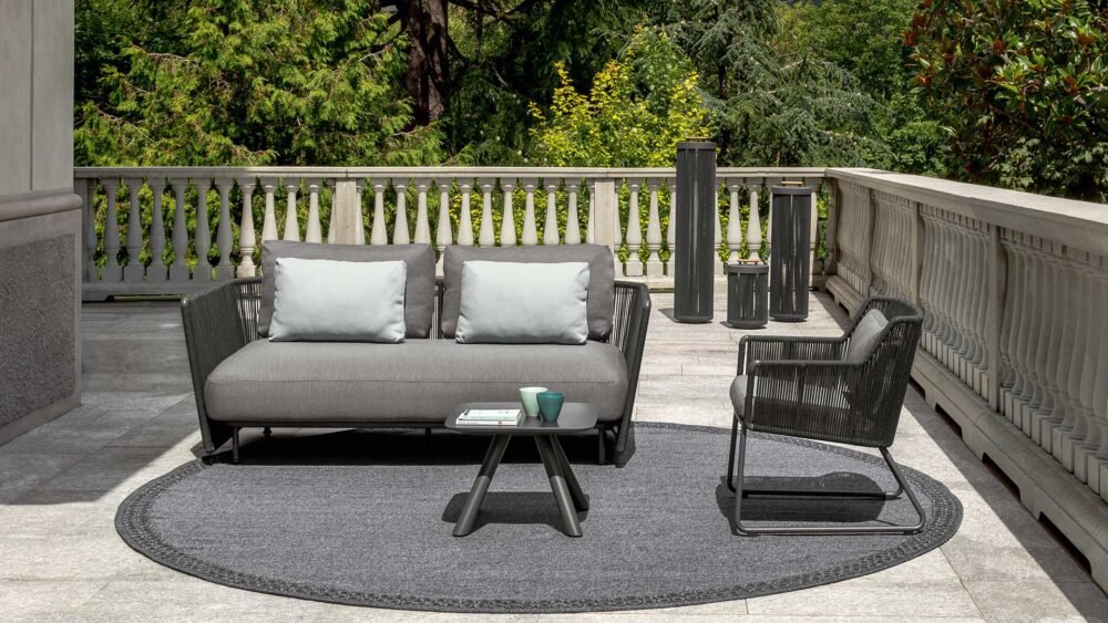 Quadro tapis ronde pour l'extérieur – Image 2