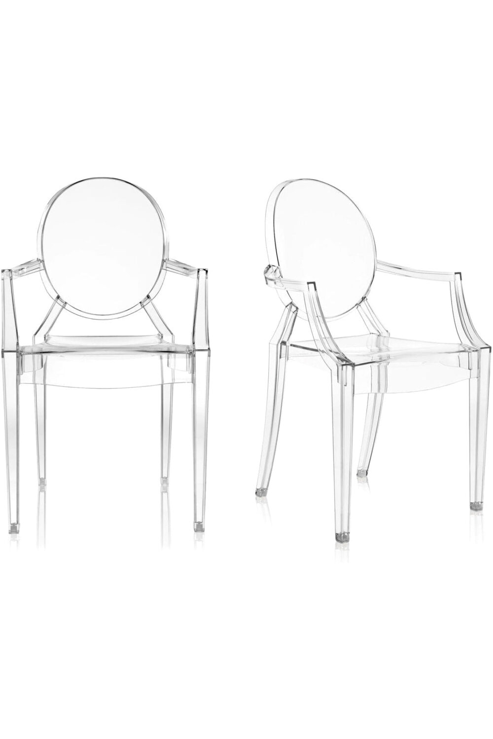 SET 2 Louis Ghost Petit Fauteuil by Kartell – Image 16