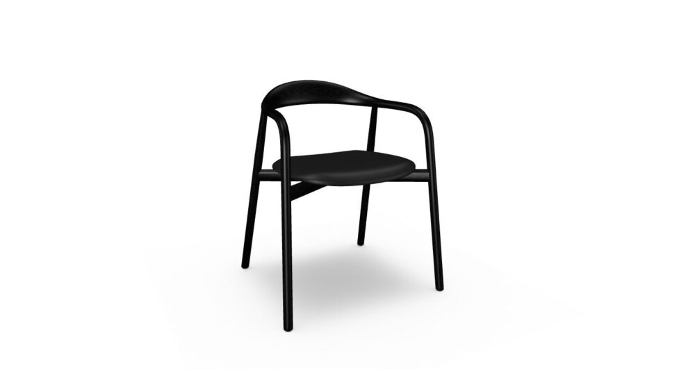 SLIM set: Table à manger rectangulaire NOIR + n. 6 AUTUMN CHAISE NOIR – Image 3