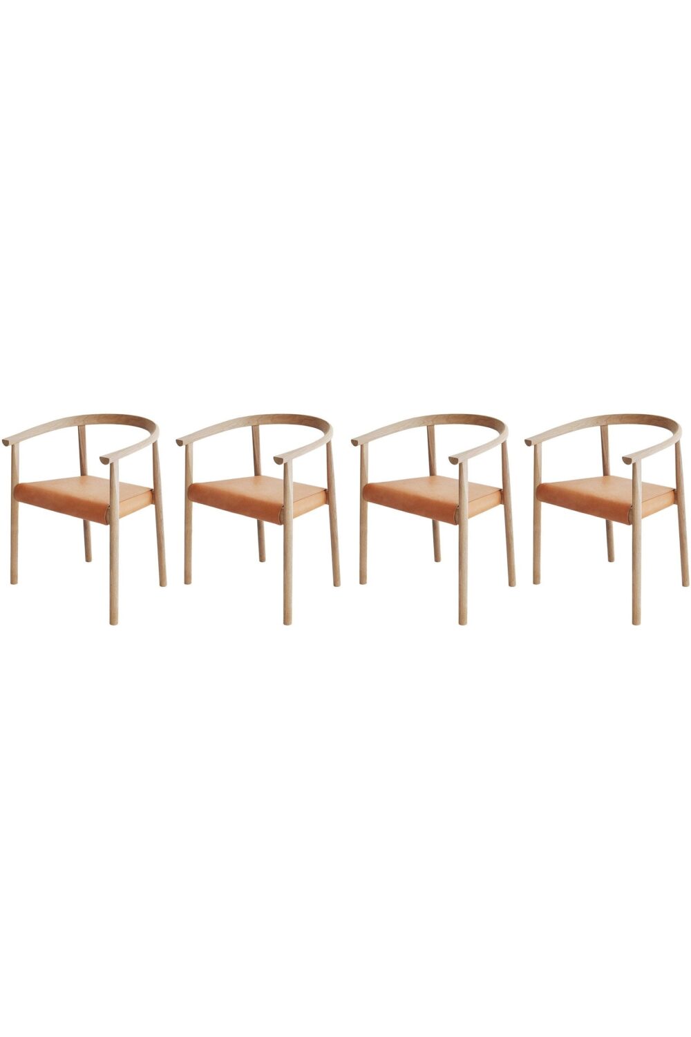 Set de 4 Tokyo chaises avec coque en bois – Image 10