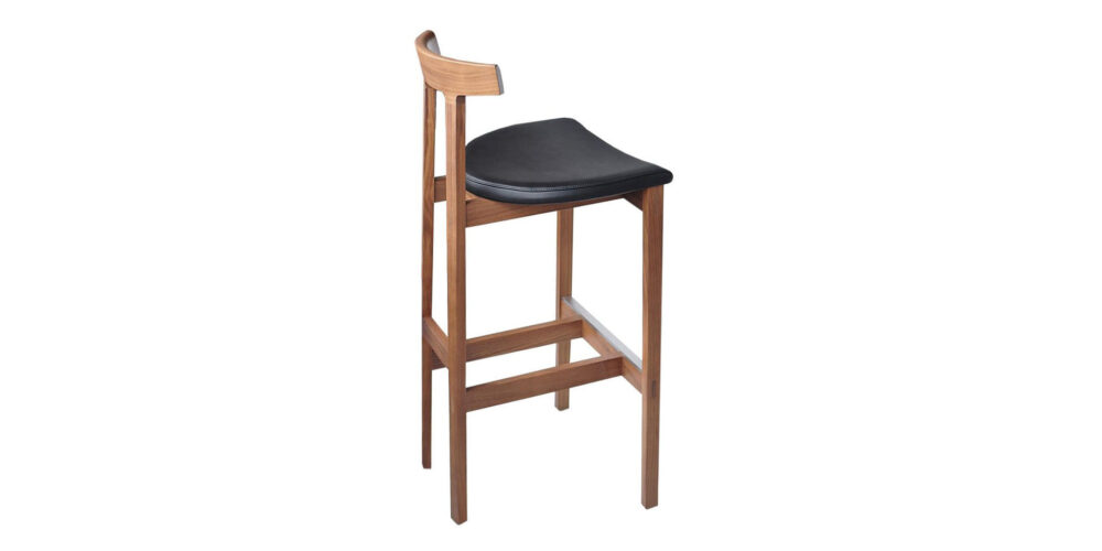TORII Tabouret de BAR avec coque en bois – Image 2