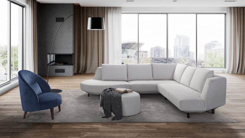 Vision canapé d'angle modulaire - Imagen 3