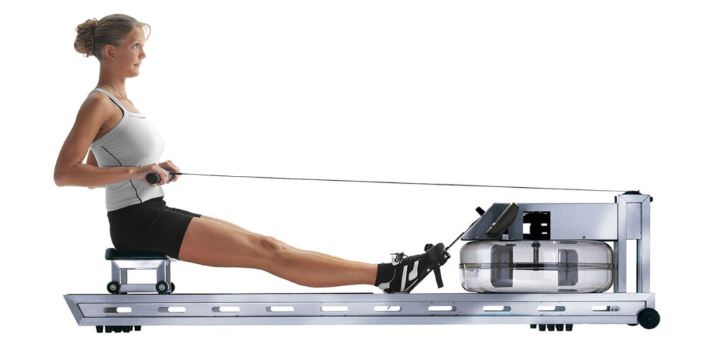 WaterRower Rameur Série S1 Acier Inoxydable - Moniteur S4 – Image 8