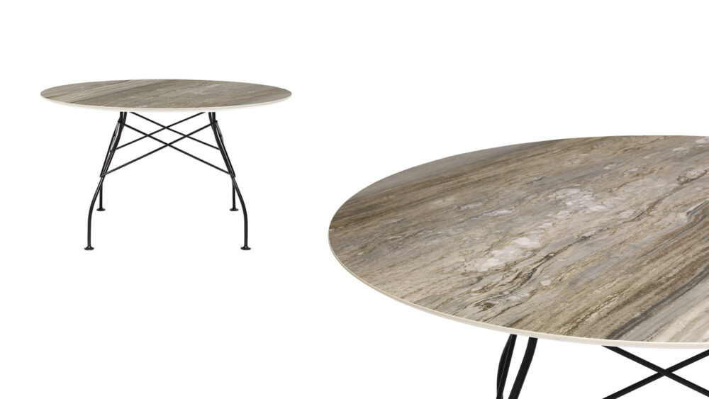 Glossy table ronde by Kartell – Image 3